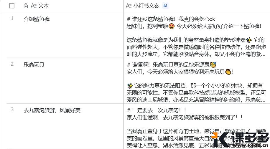 图片[7]-5分钟上手飞书AI智能表格：实现数据自动化处理-课多多