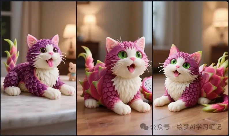 图片[4]-太火了，AI把水果蔬菜做成动物视频，8万点赞-课多多