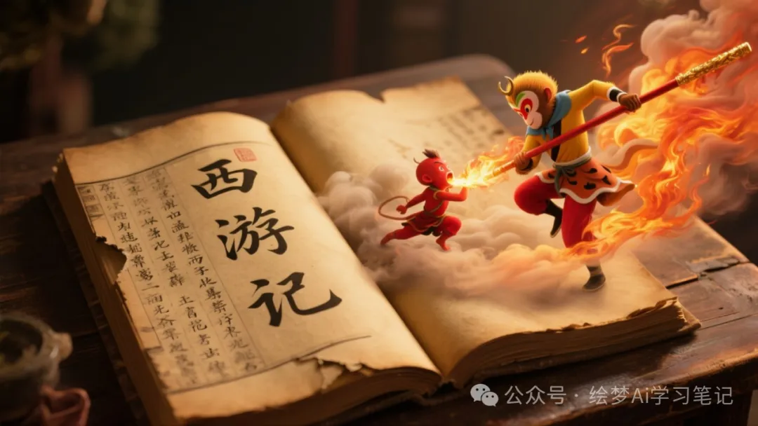 图片[6]-速看！你要的AI制作书本里3D孙悟空跳出效果视频，教程在这里-课多多