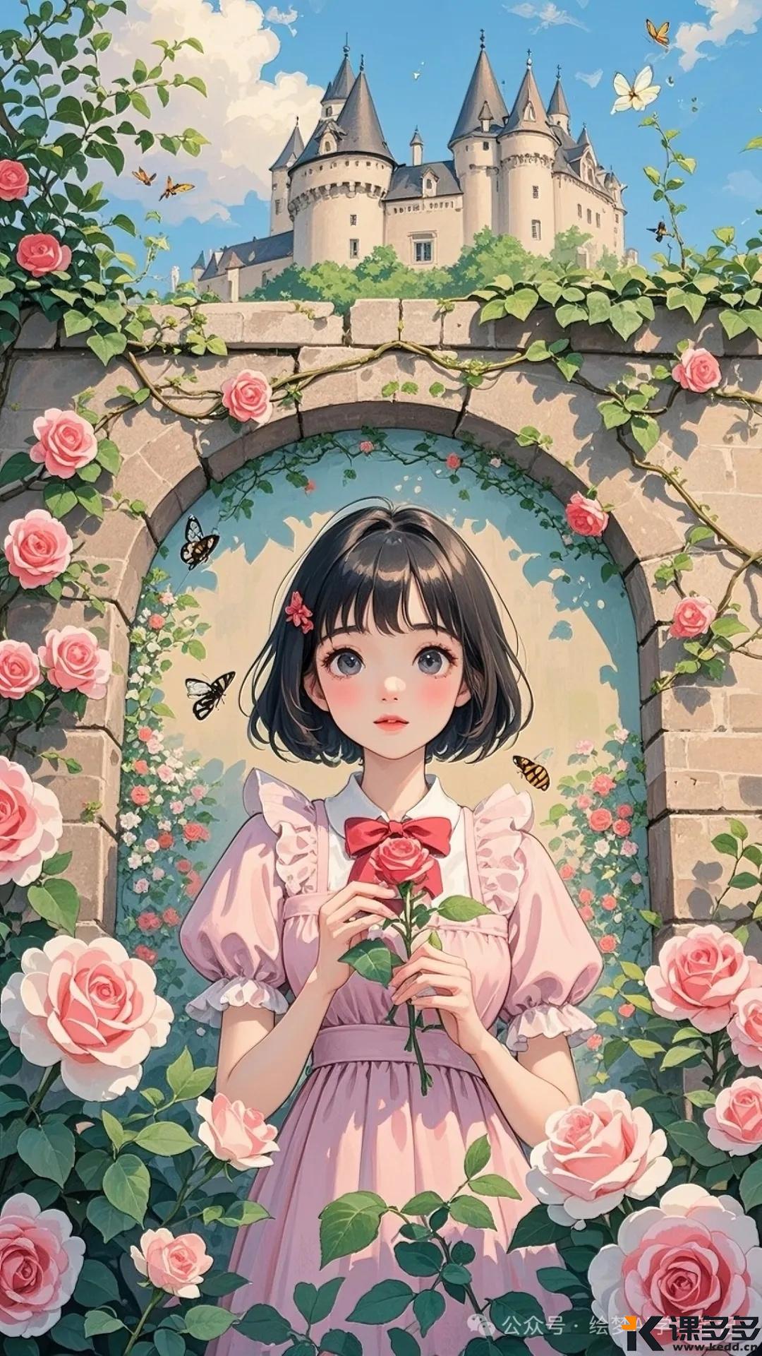 图片[6]-19万人点赞！零基础学会的AI女孩爆款墙绘教程，手把手教会你-课多多