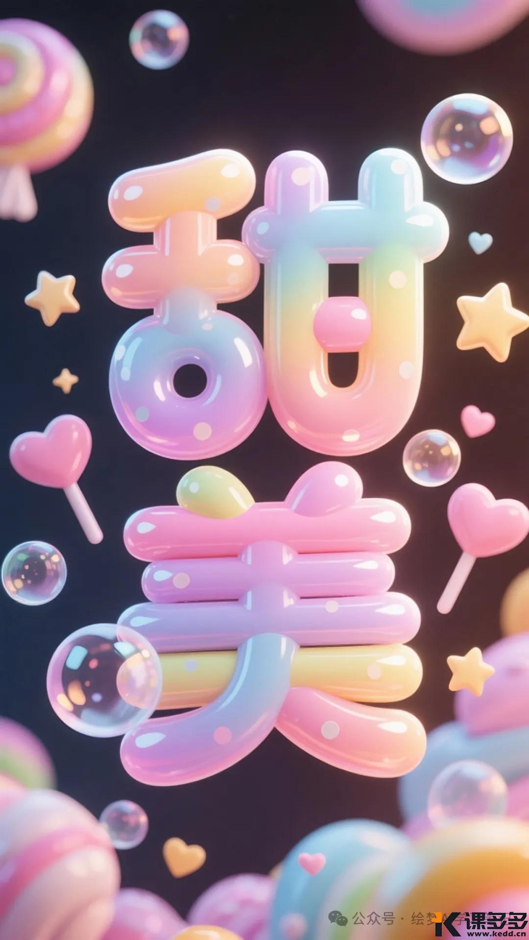 图片[3]-颠覆设计界！即梦3.0秒出高级艺术字海报设计，秒从菜鸟到大师~-课多多