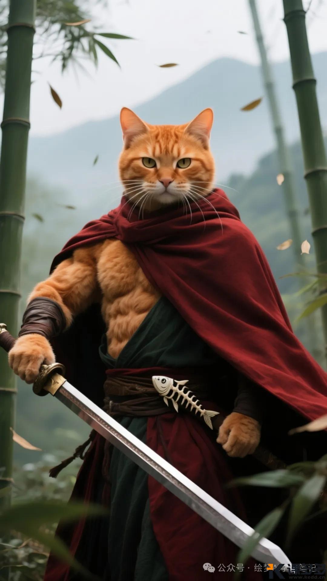 图片[7]-躺着涨粉！用即梦AI打造胖橘猫武侠大片，保姆级教程~-课多多