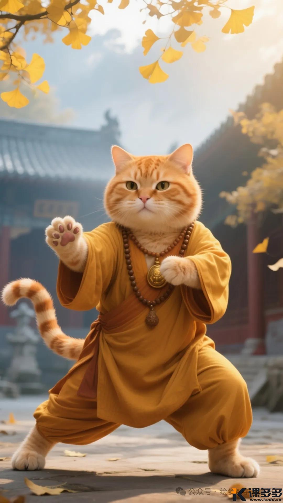 图片[8]-躺着涨粉！用即梦AI打造胖橘猫武侠大片，保姆级教程~-课多多