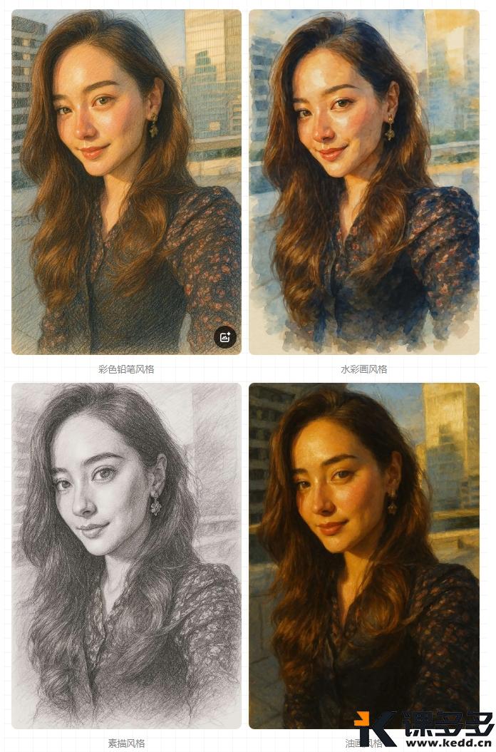 图片[6]-除了吉卜力，还能用ChatGPT爆改这50种风格的照片（含保姆级提示词教程）-课多多