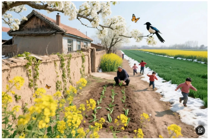 图片[6]-又爆了！一分钟教你制作350万播放量的“农家小院”（附详细提示词）-课多多