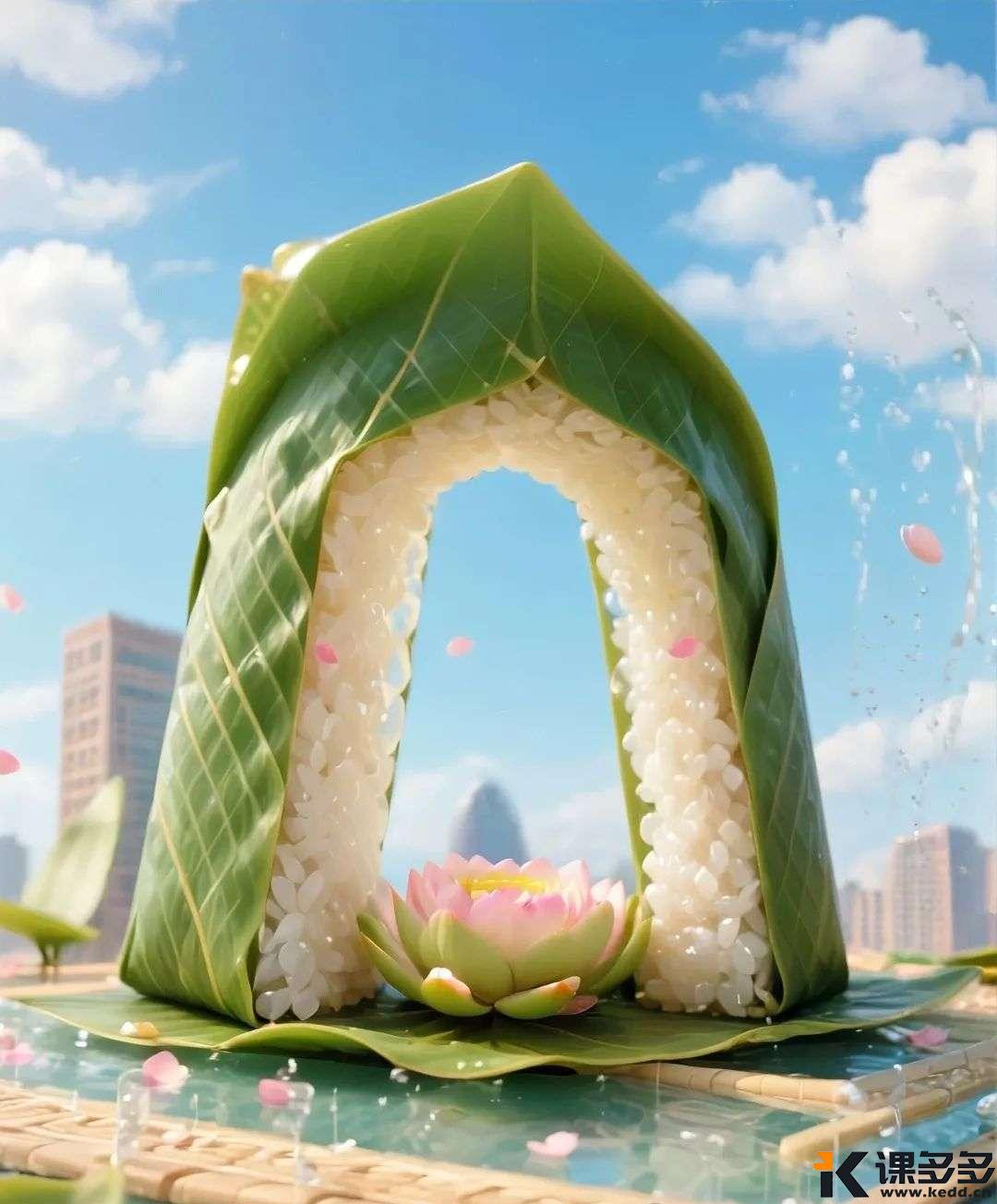 起猛了!AI让城市变成粽子,两步搞定-课多多