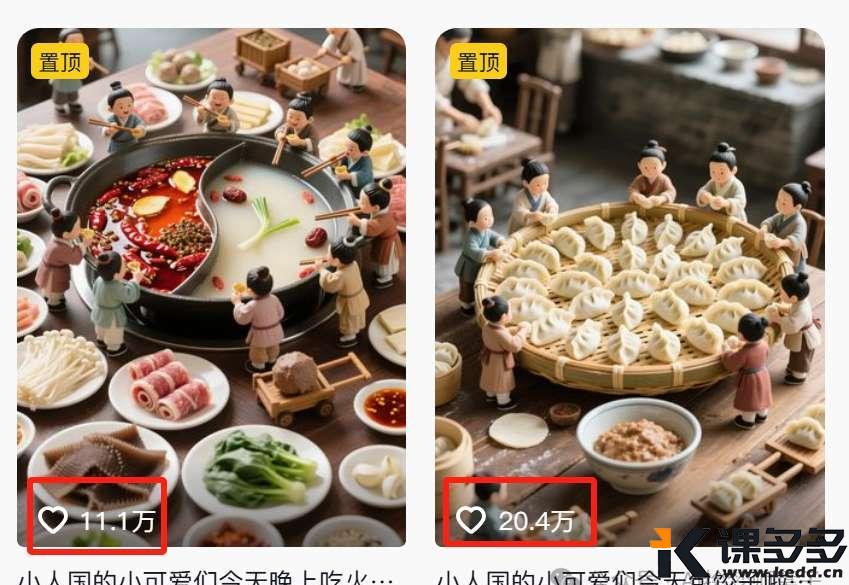 微缩风潮继续!涨粉20万的小人国,用豆包一键生成-课多多