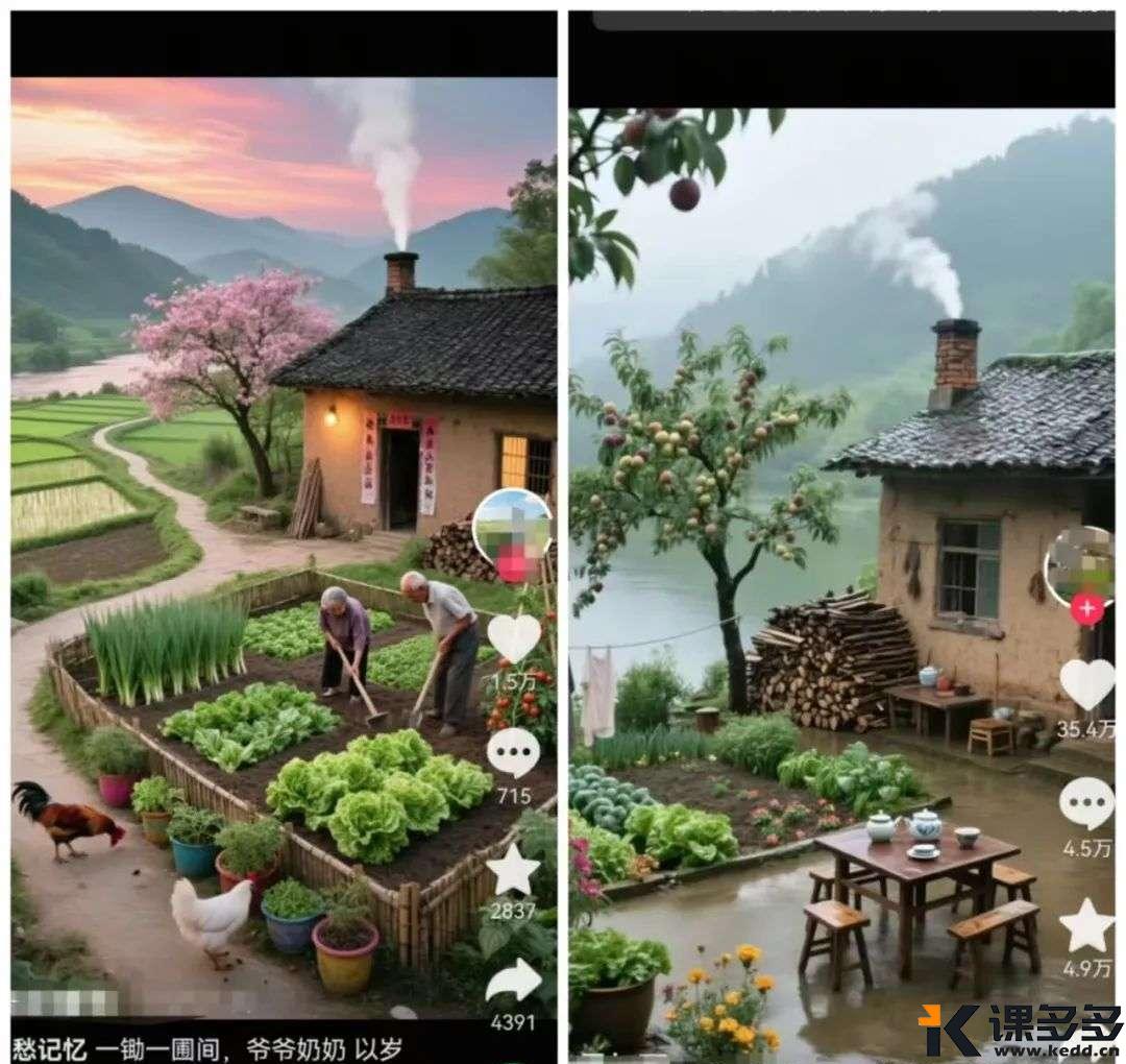 爆款拆解，农村治愈视频，用即梦轻松操作，一分钟教会你（附详细教程）-课多多