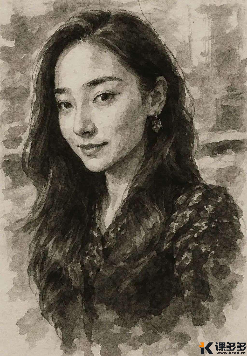 中国水墨写意风格