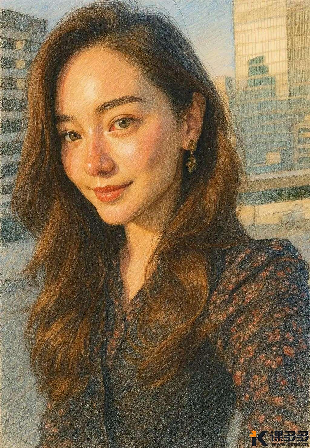 彩色铅笔风格