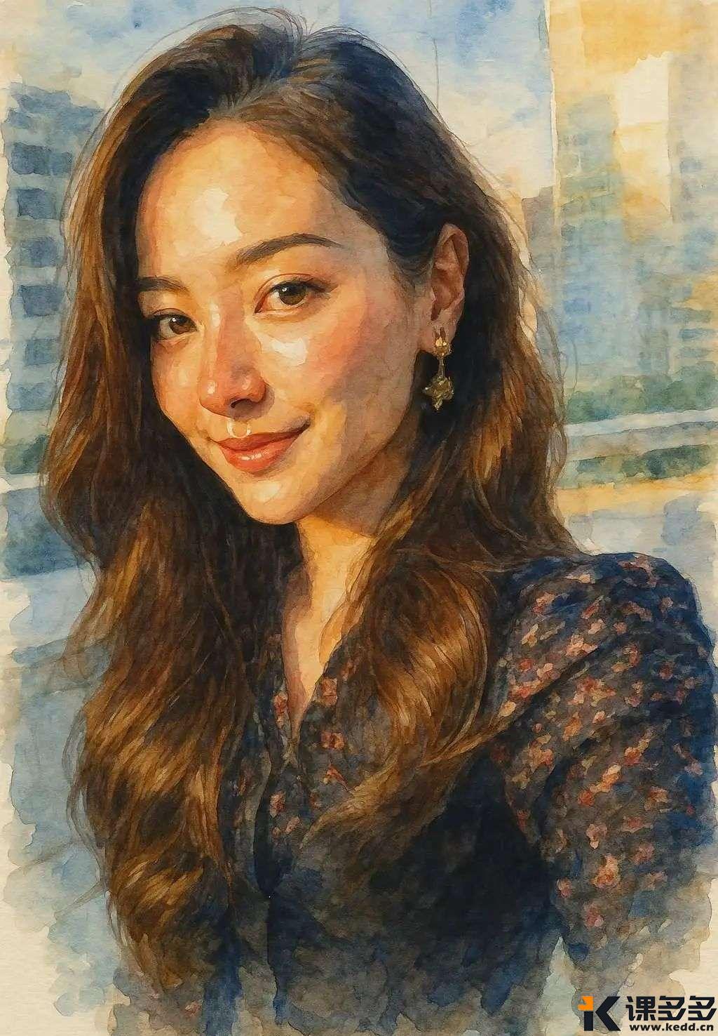 水彩画风格