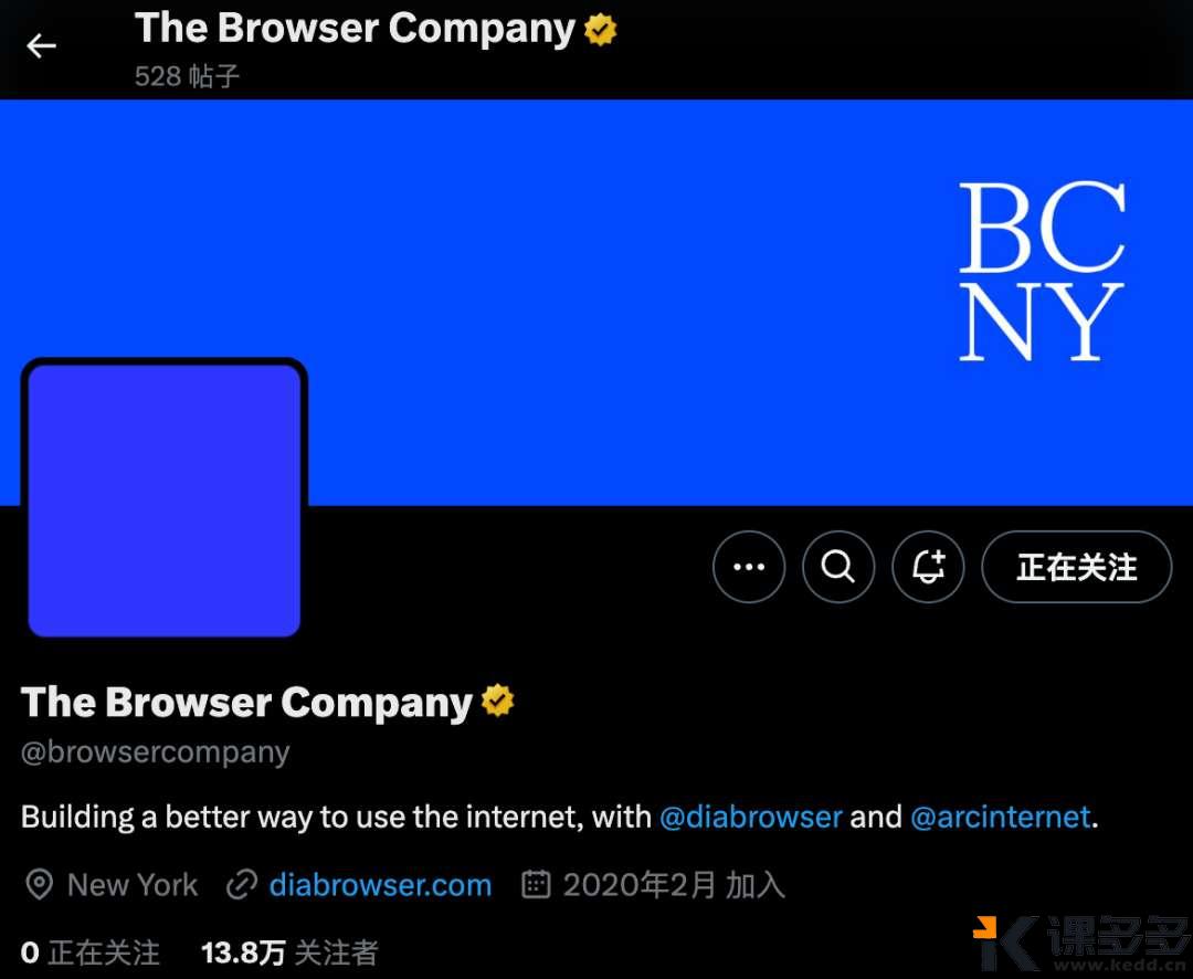 null The Browser Company 官 X