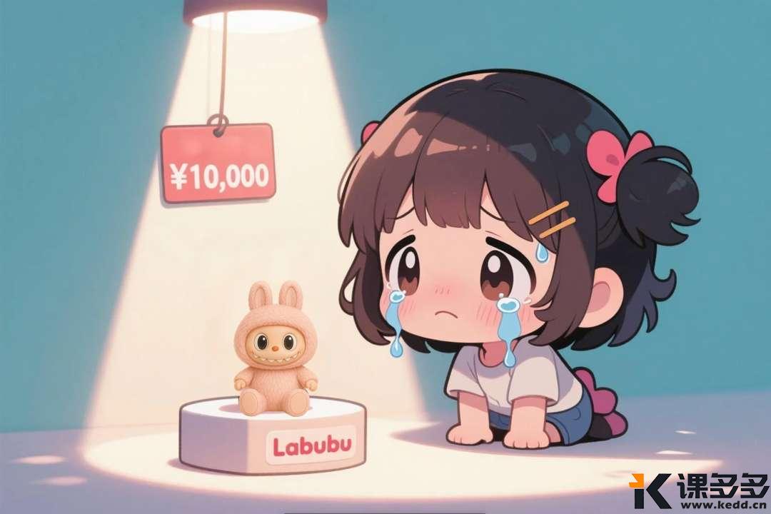 用 AI 给自己做个拉布布(Labubu),3分钟教会你-课多多