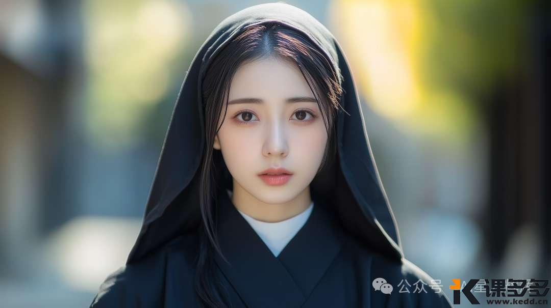 一篇教你玩转“修女风”AI绘图，氛围感直接拉满！-课多多