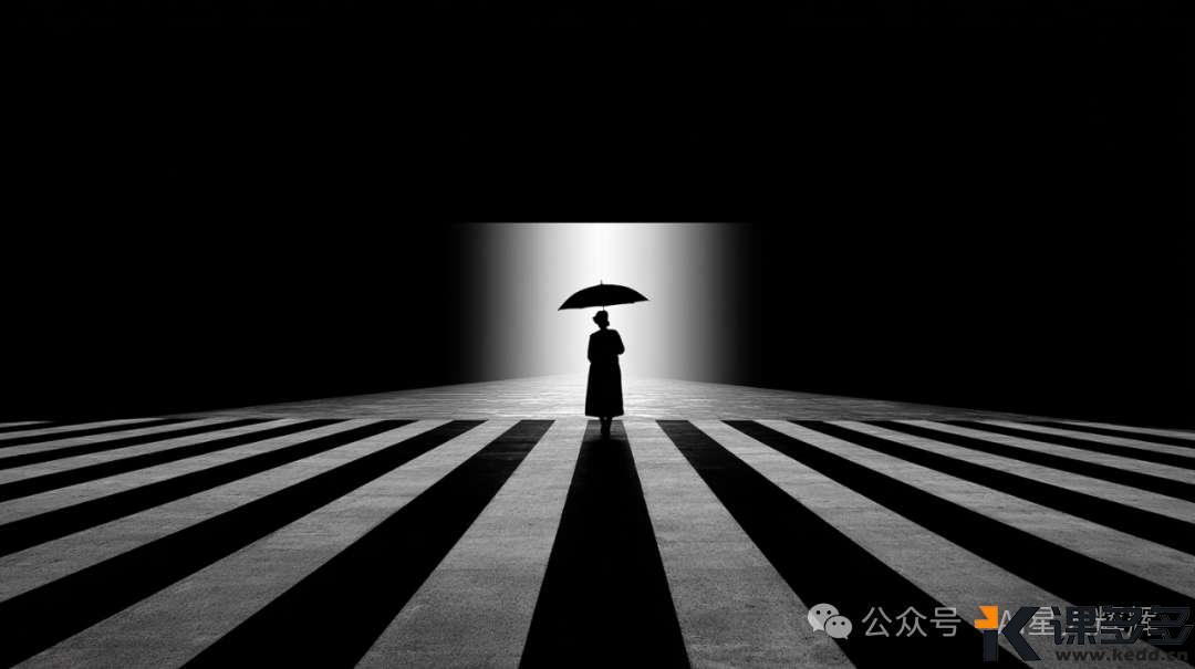 Midjourney光与影之间：如何用极简对比创作令人惊艳的艺术插图-课多多