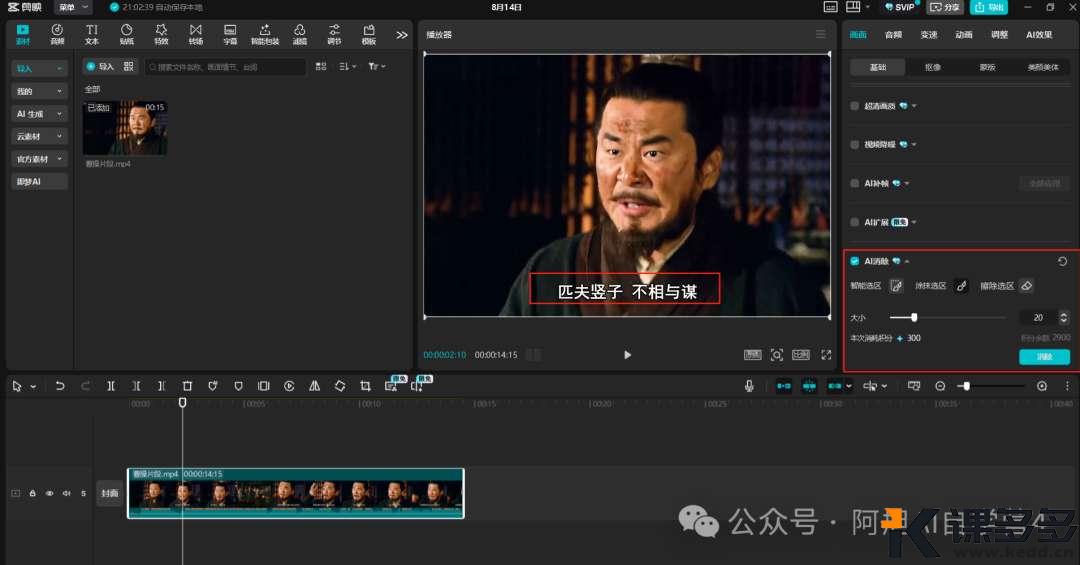 小白必看！视频去水印、去字幕，超简单教程，一学就会！-课多多