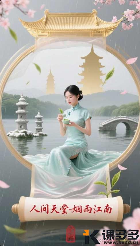 城市文旅海报总卡壳?智能体 + 即梦 2 步搞定!AI 写提示词,小白也能出「刷屏级宣传图」!-课多多