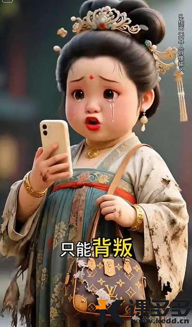 难吗？真不是我吹！就这1天我能做100个，最近爆火的大唐搞笑邋遢女AI视频！（附保姆级教程）-课多多