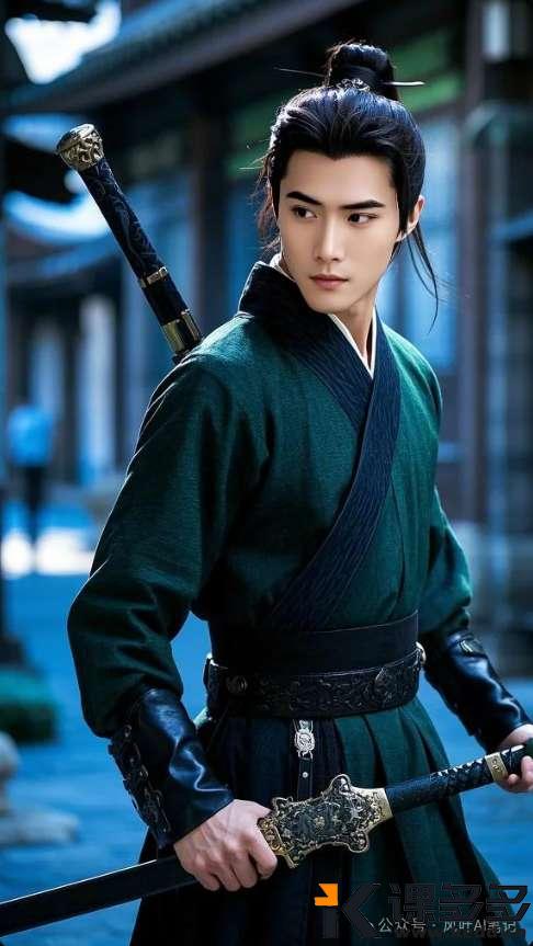 绝了!3 步抄作业!智能体 + 即梦搞定「古风江湖侠客」AI 绘画,刀光剑影氛围感直接拉满!-课多多